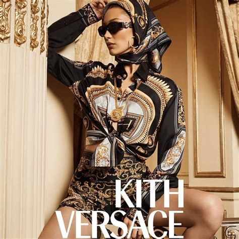 bella hadid versace kith|Kith and Versace Enlist Bella Hadid to Unveil New Collab .